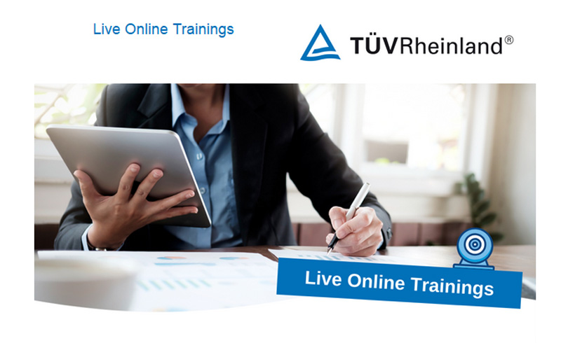 Capacitate online con TÜV Rheinland Academy