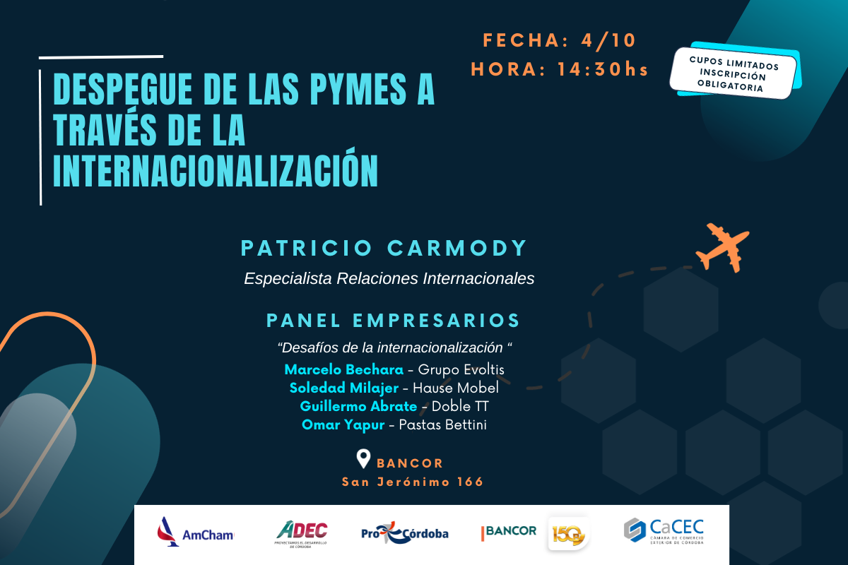 Conferencia: Despegue de las Pymes a través de la Internacionalización