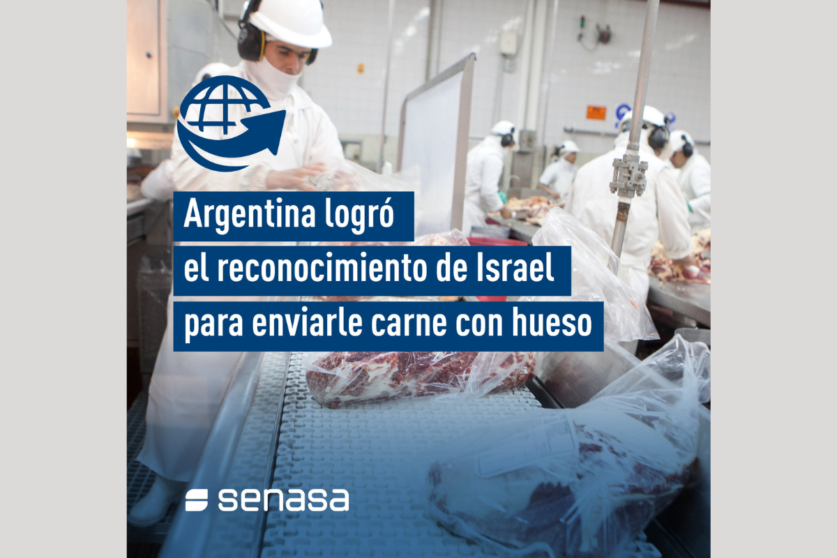 Más apertura en exportación de carne con hueso a Israel