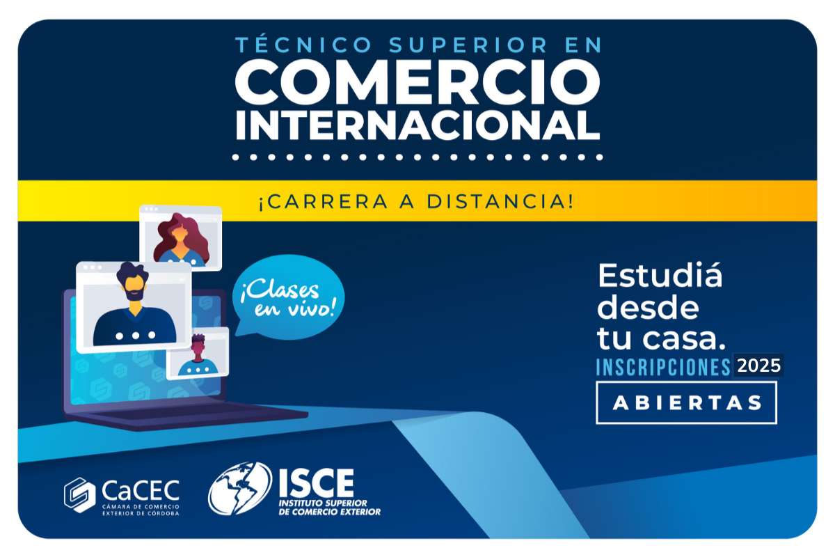 Estudiá Técnico Superior en Comercio Internacional en el ISCE 100% a distancia